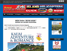 Tablet Screenshot of kauairomance.com